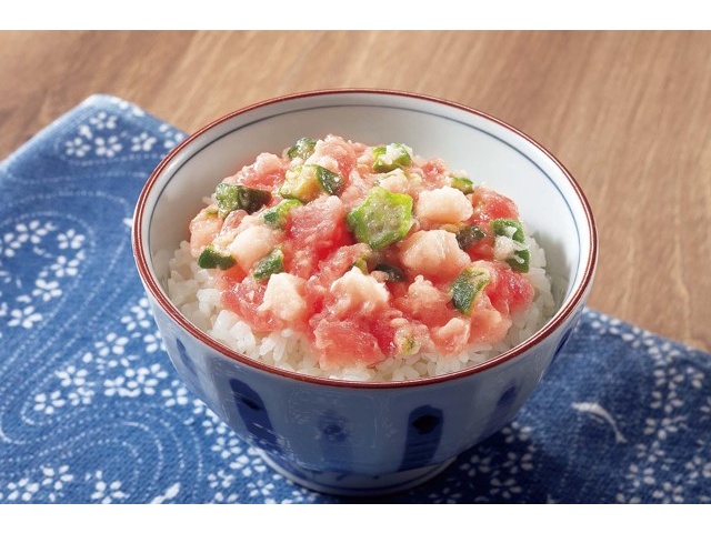 ねぎとろページ CO・OP おくら長芋入りまんまるねぎとろ丼（タレなし） 40g×2コ