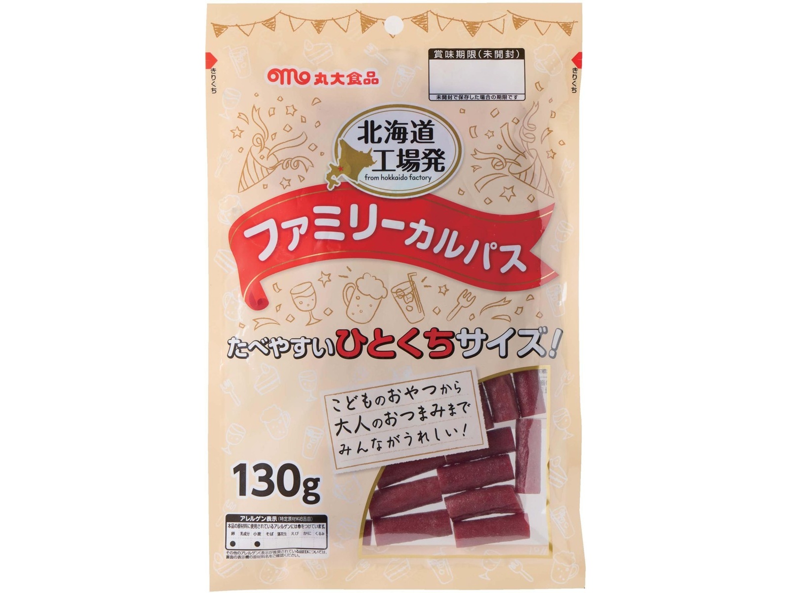 丸大食品 北海道工場発 ファミリーカルパス 130g | コープこうべネット