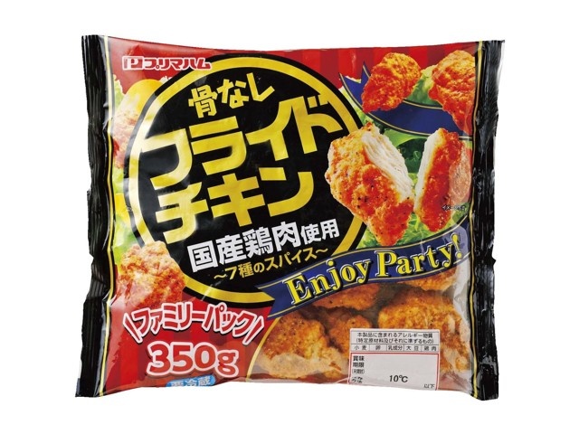 プリマハム 国産鶏肉使用 骨なしフライドチキン ファミリー