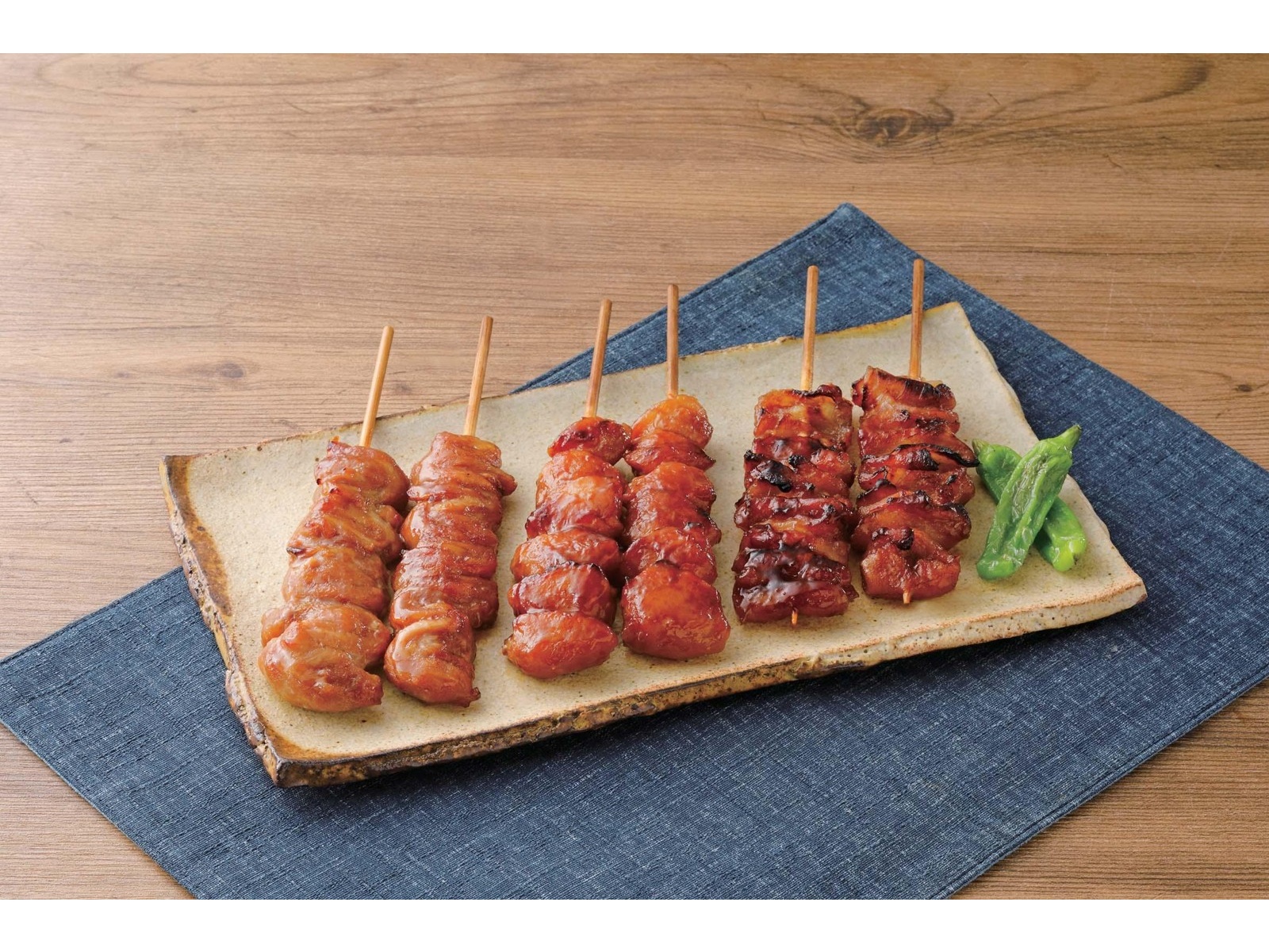 印南食品 焼き鳥串 せせり・ぼんじり・皮セット 6本入(130g) | コープ