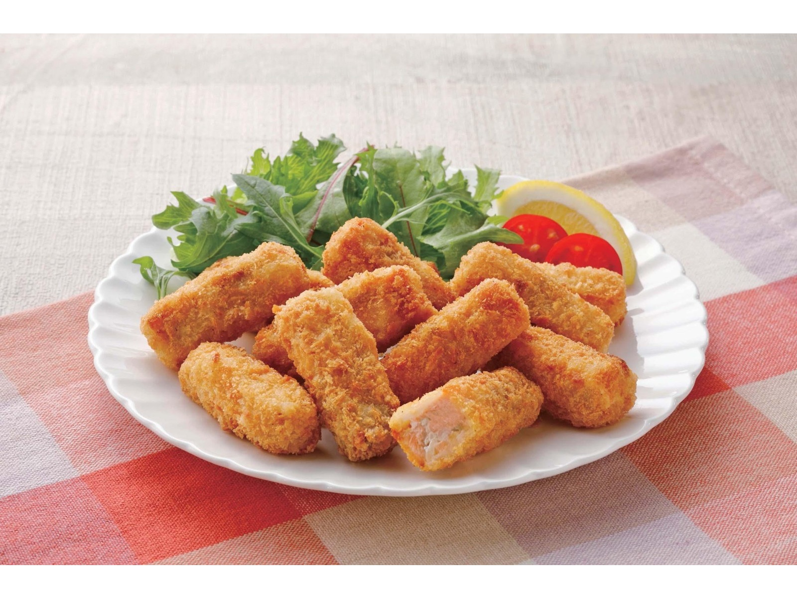 鮭尻尾約５ｋ  特明太２ｋ ２セット  coppa CO・OP レンジで 国産秋鮭のメンチカツ 4ｺ入(172g)| コープこうべネット