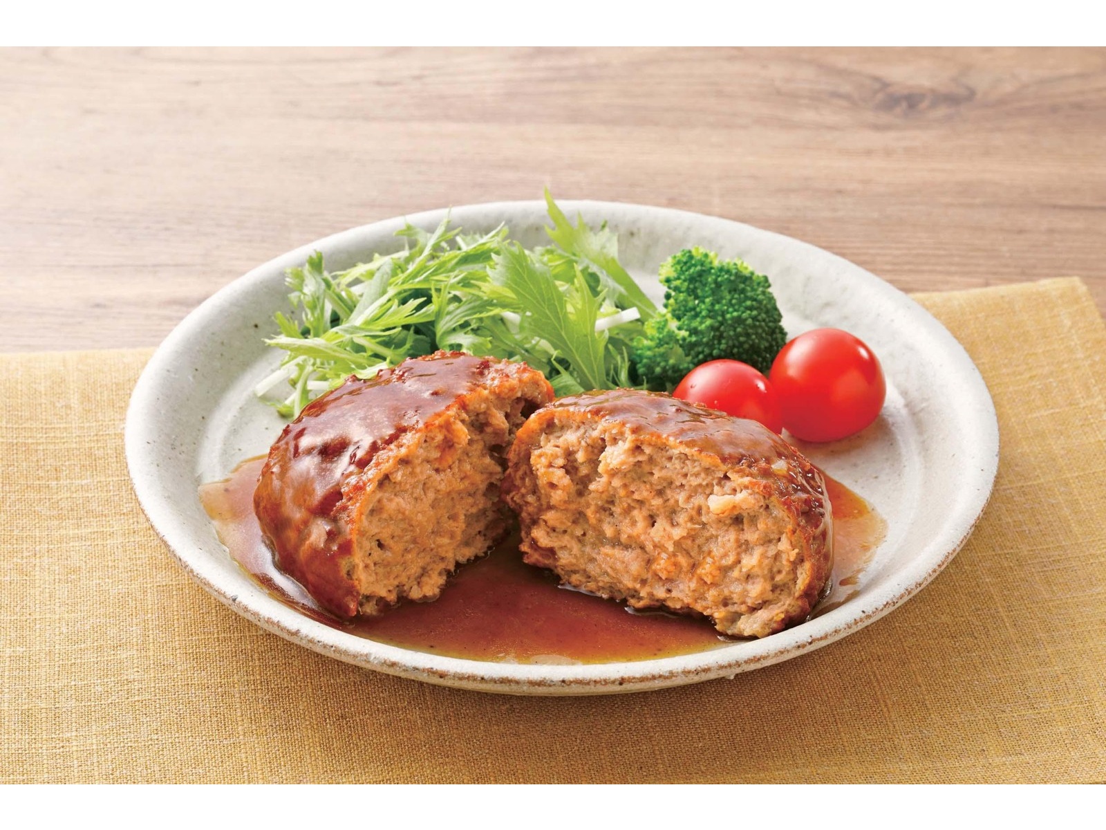 福留ハム デカうまハンバーグ 自家製和風ソース 278g| コープこうべネット