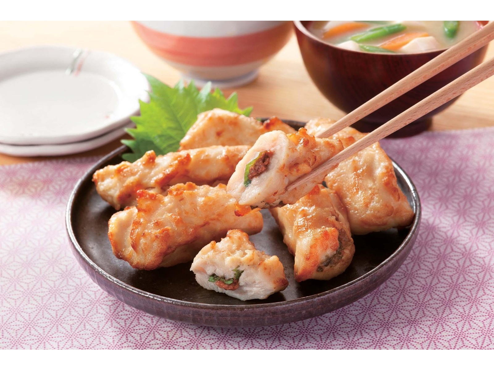 ニチレイ 電子レンジで！梅しそさっぱりささみ焼き 180g| コープ