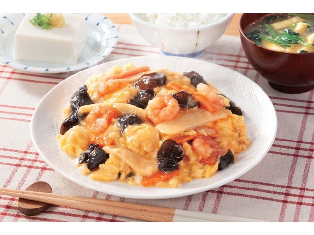 米久 大龍 玉子で仕上げる！海老ときくらげの中華あんかけ 160g
