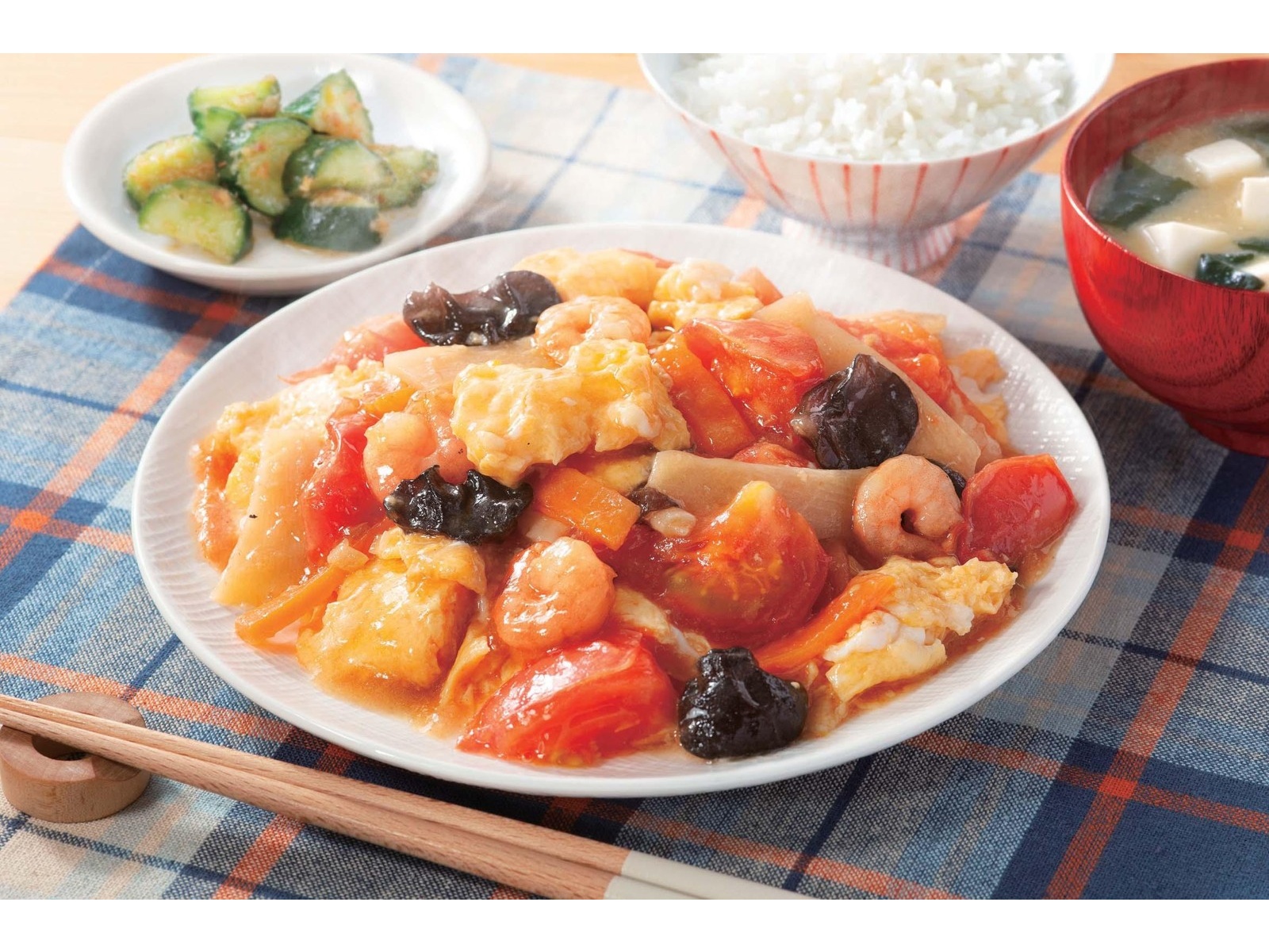 米久 大龍 玉子で仕上げる！海老ときくらげの中華あんかけ 160g