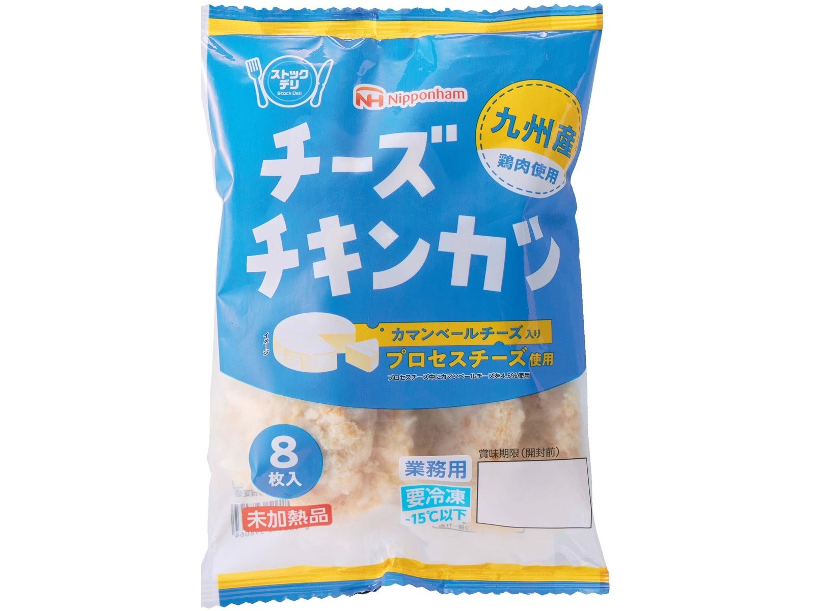 ニッポンハム 九州産鶏肉使用 チーズチキンカツ 8枚入（240g