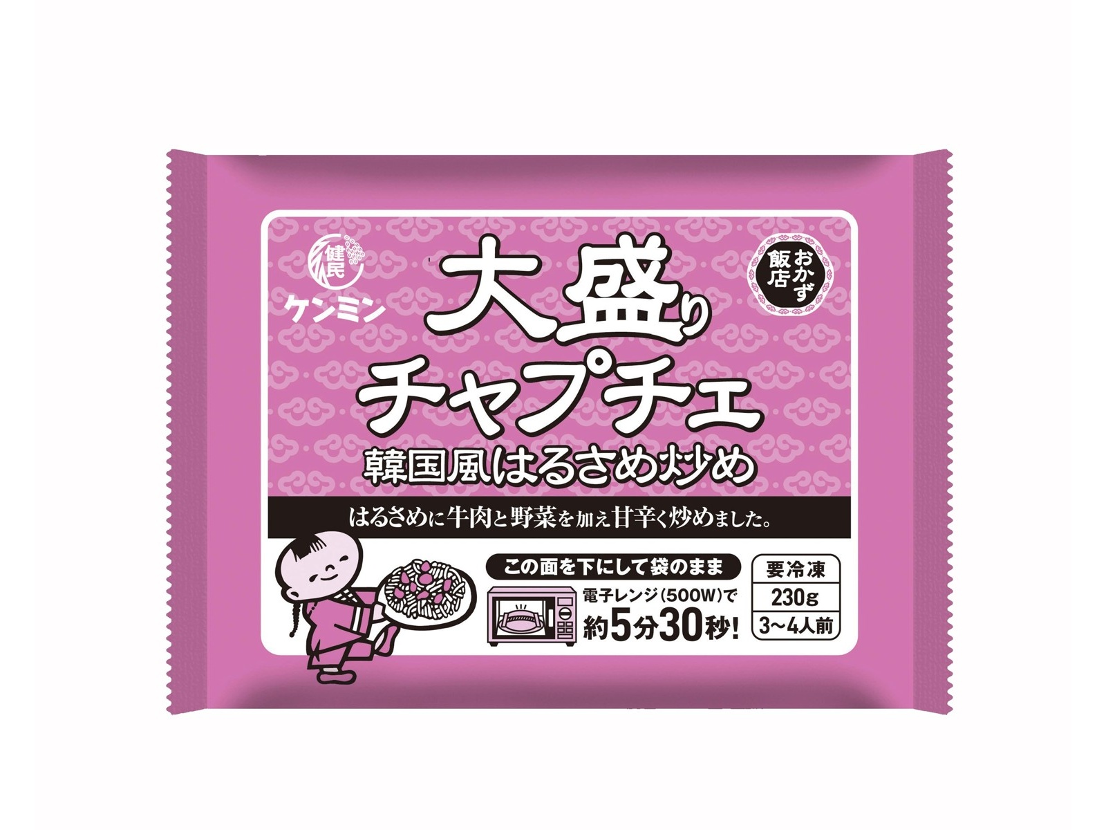 ケンミン 大盛りチャプチェ韓国風はるさめ炒め 230g×2袋組| コープ