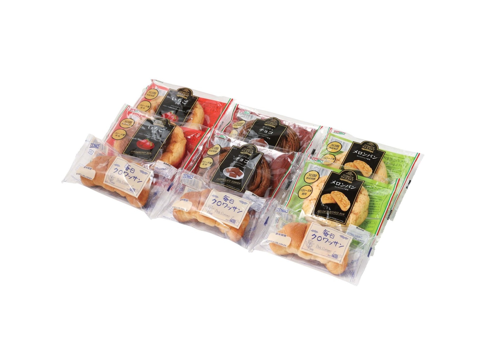 コモ コモパン定番セット 1箱（4種9コ入） | コープこうべネット