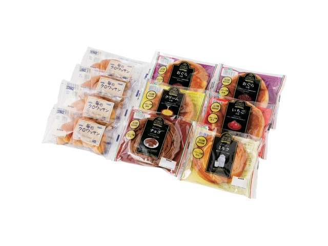 朝食お手軽セット　スープDERI マネケン　コモクロワッサン他 コモ コモパンいろいろセット＋毎日クロワッサン1個増量 1箱（9コ