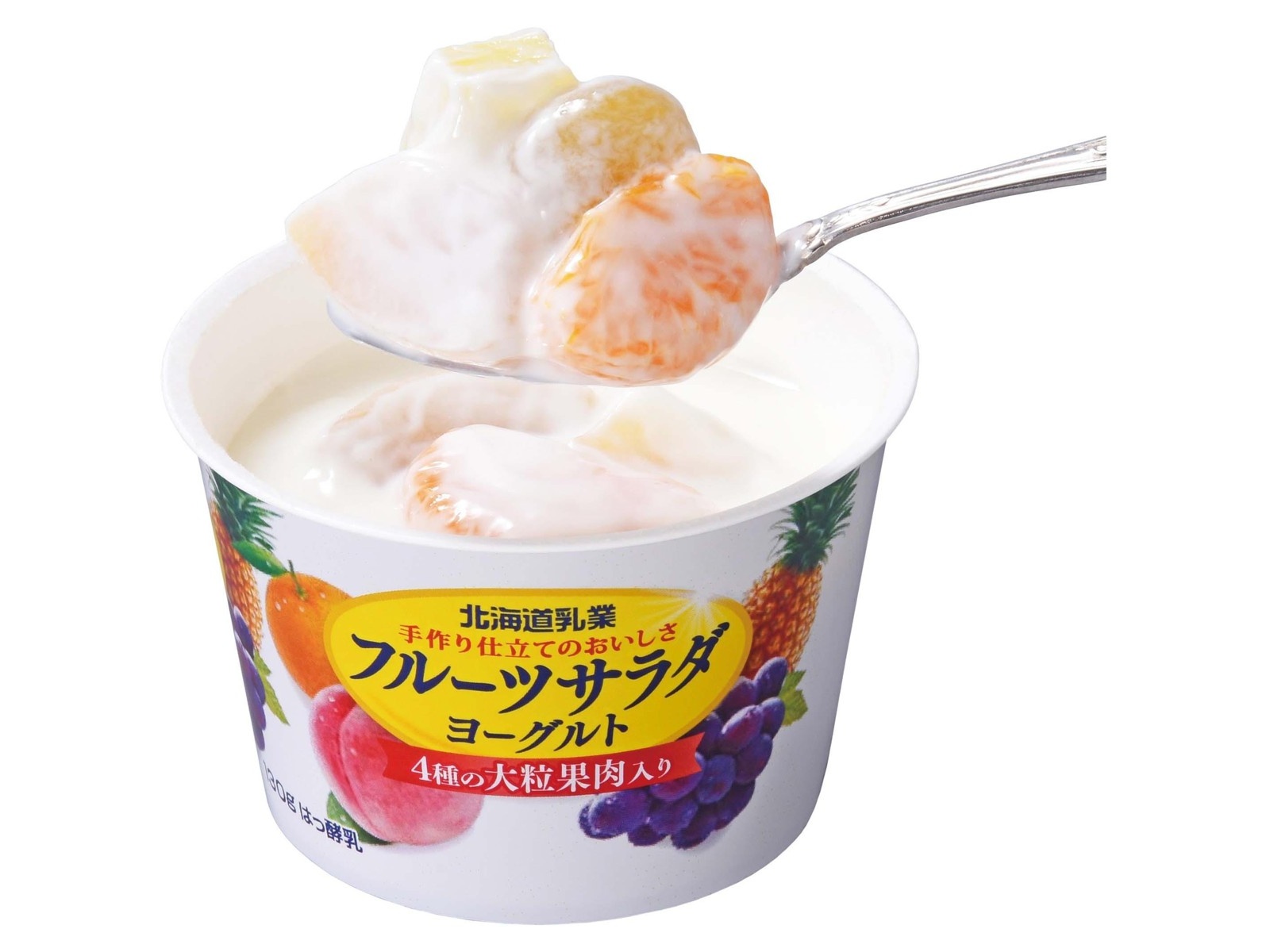 北海道乳業 フルーツサラダヨーグルト 130g×4コ入 | コープこうべ