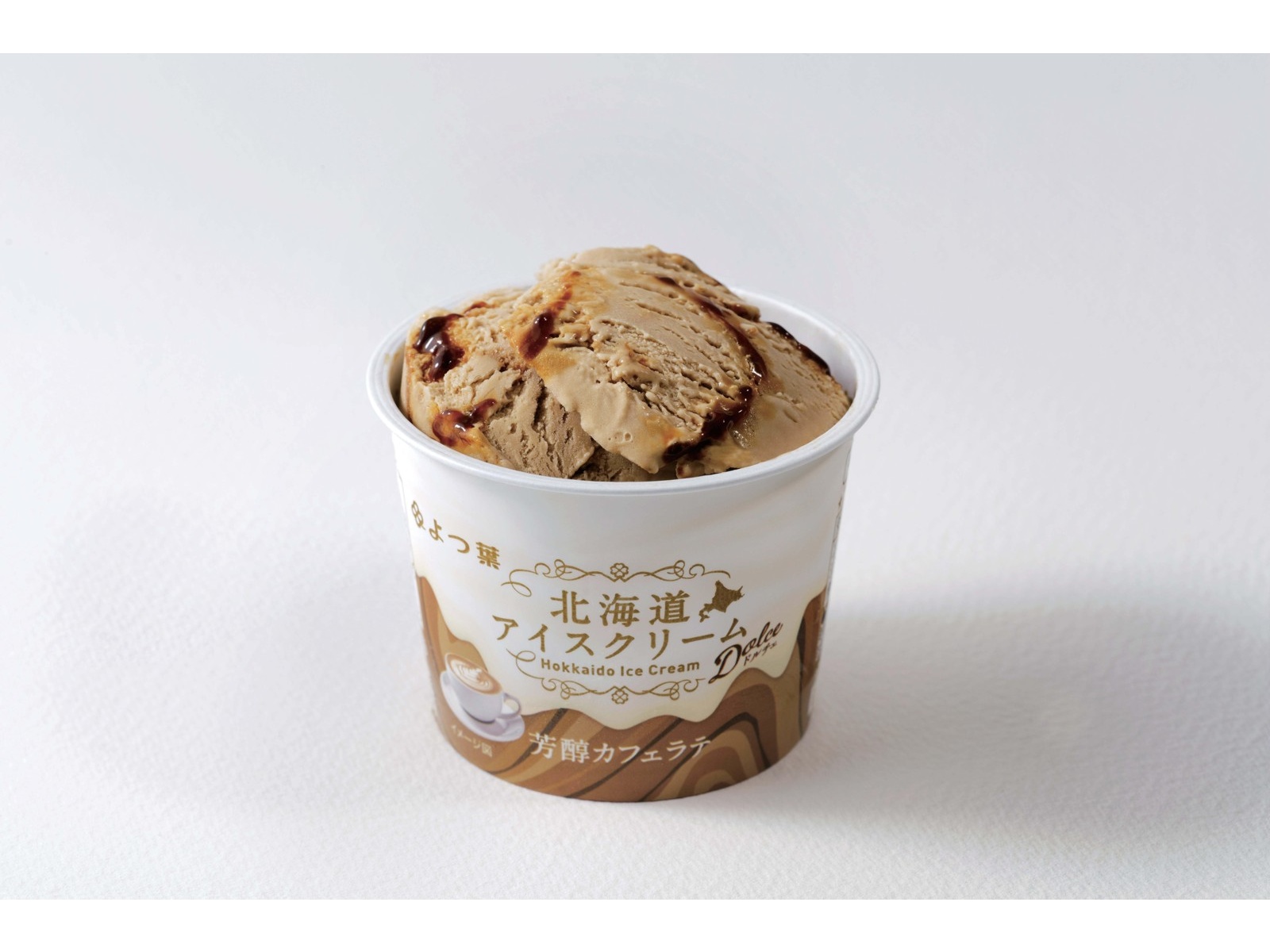 【ひよこさん 】新品　プルーストクリーム　2本セット よつ葉乳業 北海道アイスクリーム ドルチェ 芳醇カフェラテ 1コ