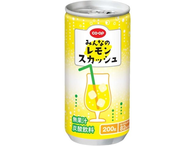 CO・OP みんなのレモンスカッシュ 1箱(200g×15缶入)| コープ