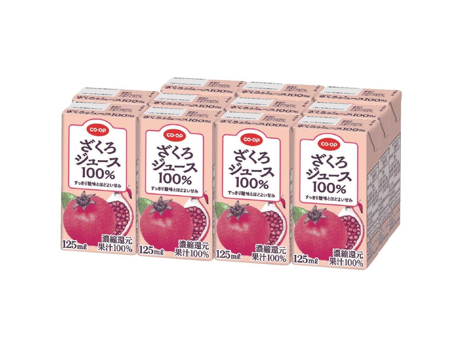 CO・OP ざくろジュース100％ 1箱(125ml×12本入) | コープこうべネット