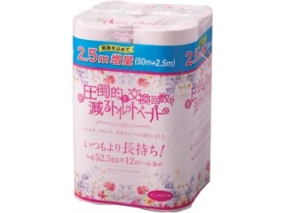 泉製紙 増量シュシュピンクトイレットシングル 1袋（90＋5m×12ロール入