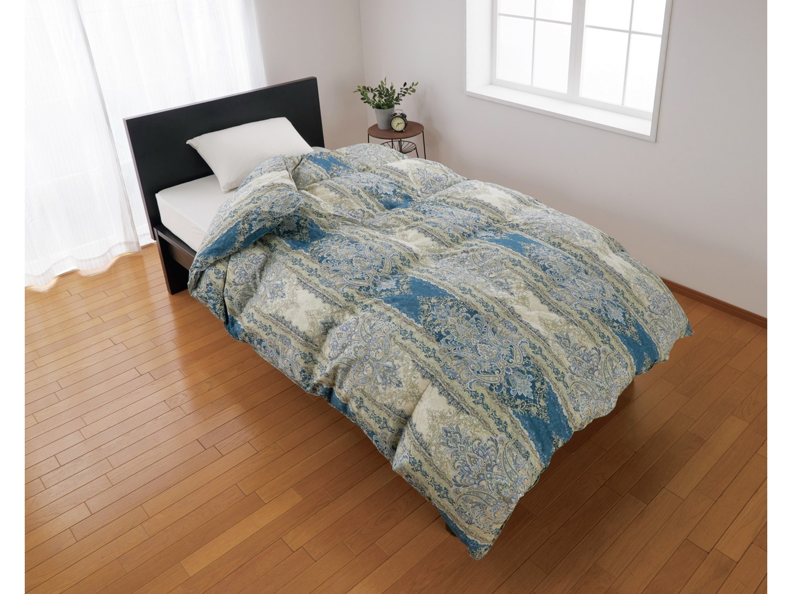 羽毛布団 シングル ホワイトダックダウン85％ 日本製◇メーカー直送