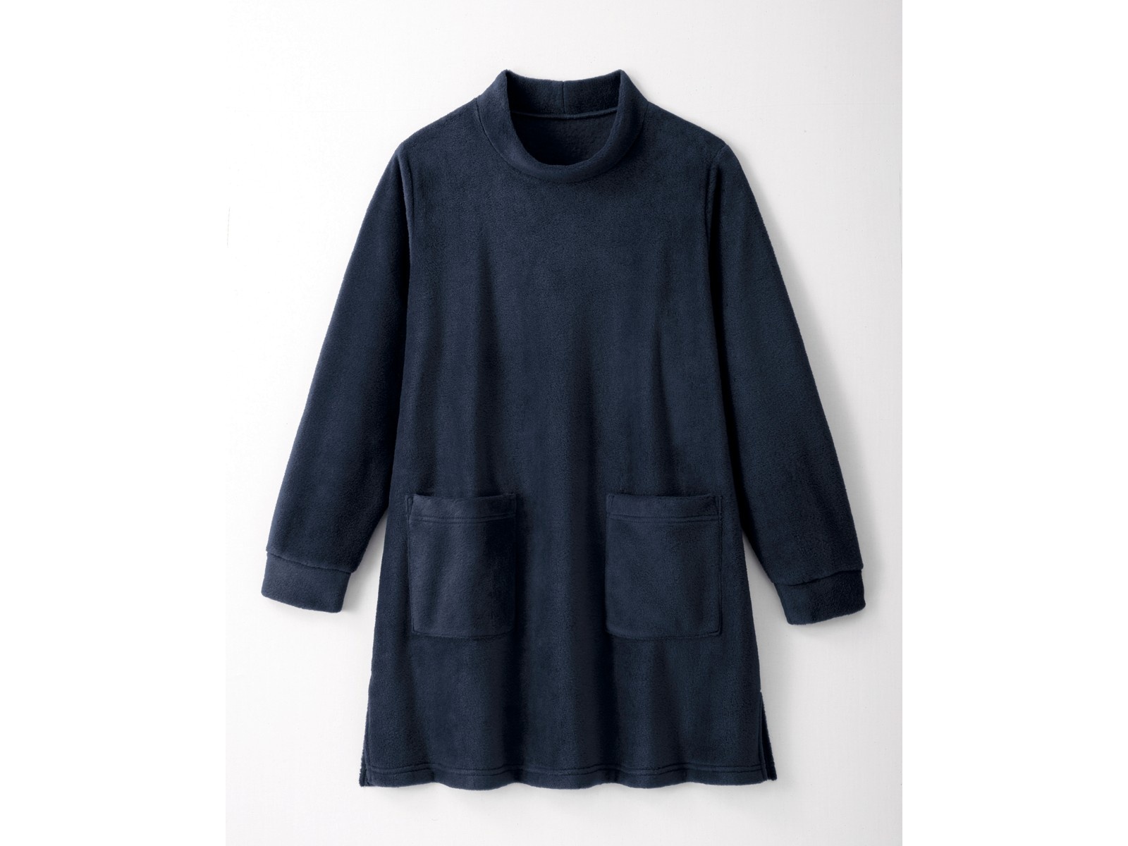 ポケ付きフリースチュニック 1枚 ネイビー LL| コープこうべネット