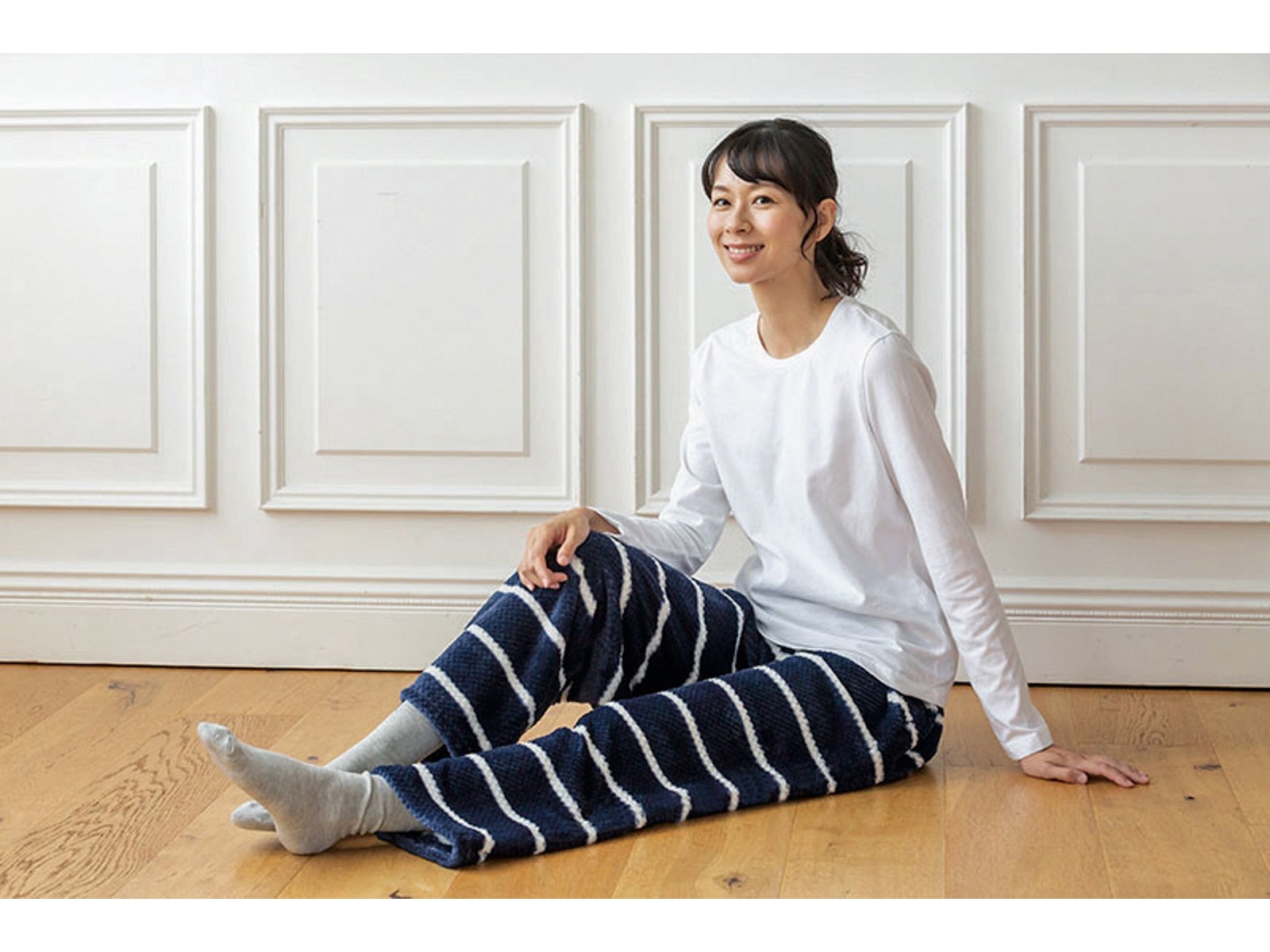 婦人 楽らくキルトパジャマ 神戸生絲 - 介護用衣料、寝巻き