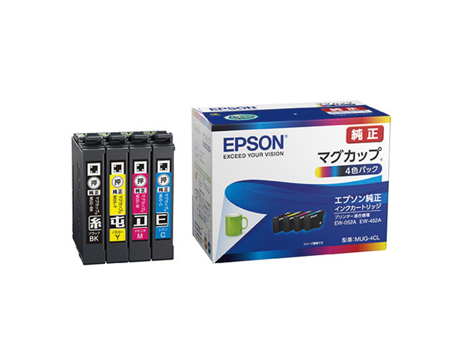 エプソン 純正インクカートリッジ MUG-4CL 1箱| コープこうべネット