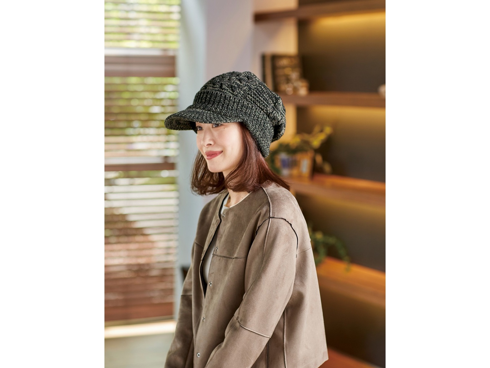 homestead ホームステッド グレー ストライプ キャスケット ステットソン キャスケット LEATHER CASQUETTE（レザー