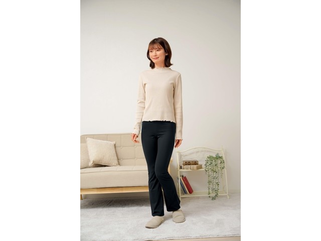 裏起毛ホームストレッチパンツ 1枚 M～L| コープこうべネット