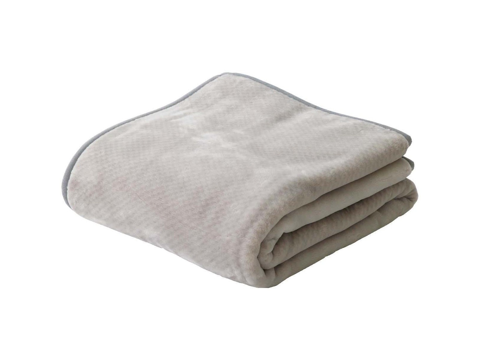 ニッケ 吸湿発熱ニューマイヤー毛布 1枚 グレー シングル