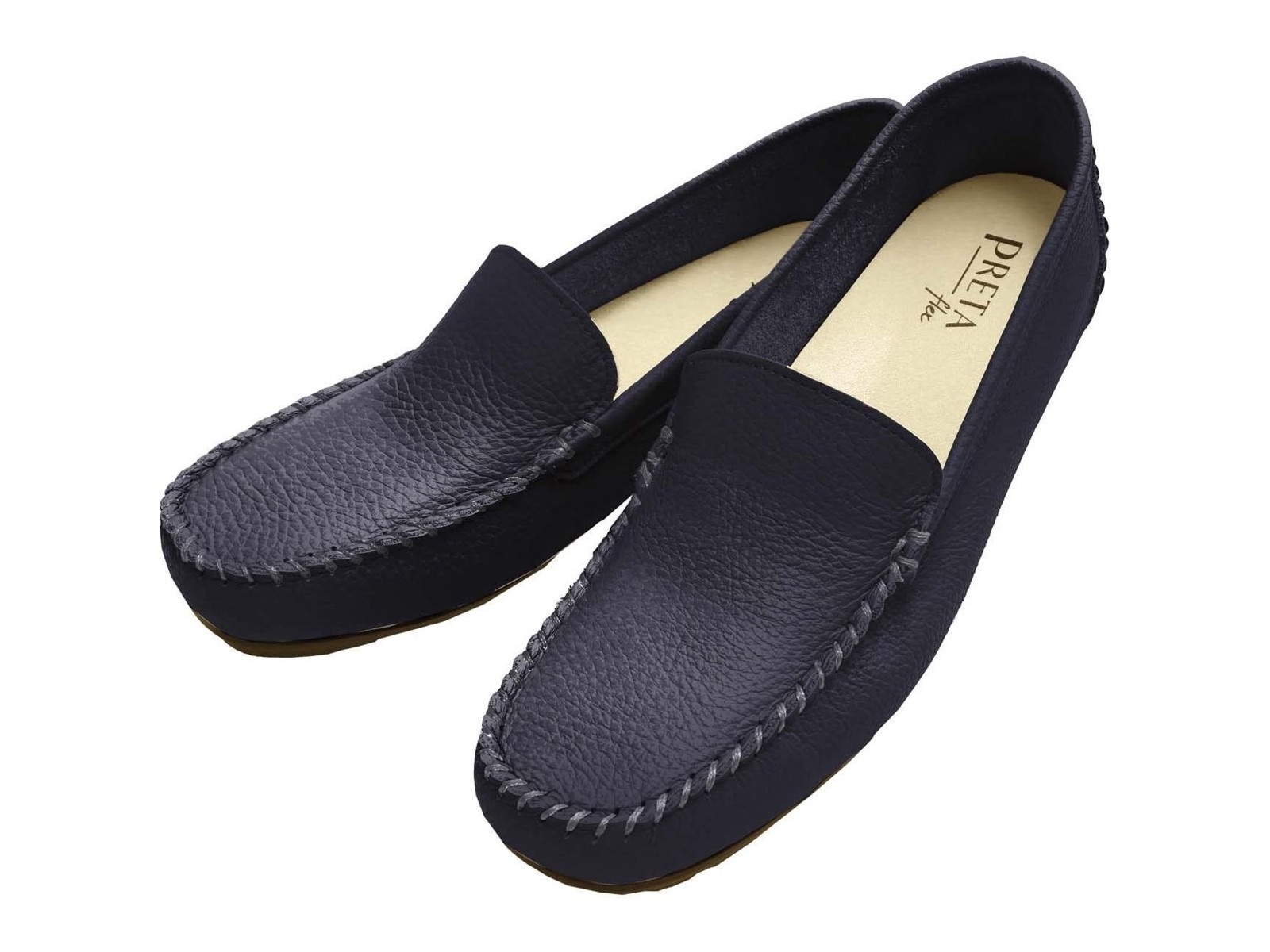 renoma 黒 レザーモカシンシューズ renoma 黒 レザーモカシンシューズ