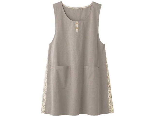 専用❣️ 美品❣️ フェイラー　チュニック　エプロン サイドプリーツチュニックエプロン 1枚 ネイビー M～L| コープ