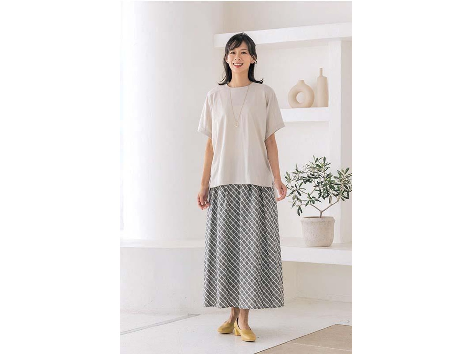 インド綿想いやりコットンドルマンTシャツ 1枚 ライトグレー M