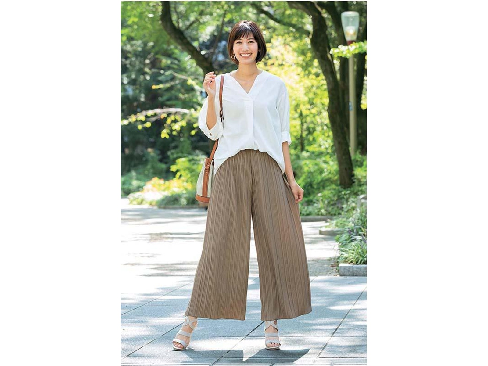 C.P. Company ベルテッド ワイドパンツ | グリーン | FARFETCH JP
