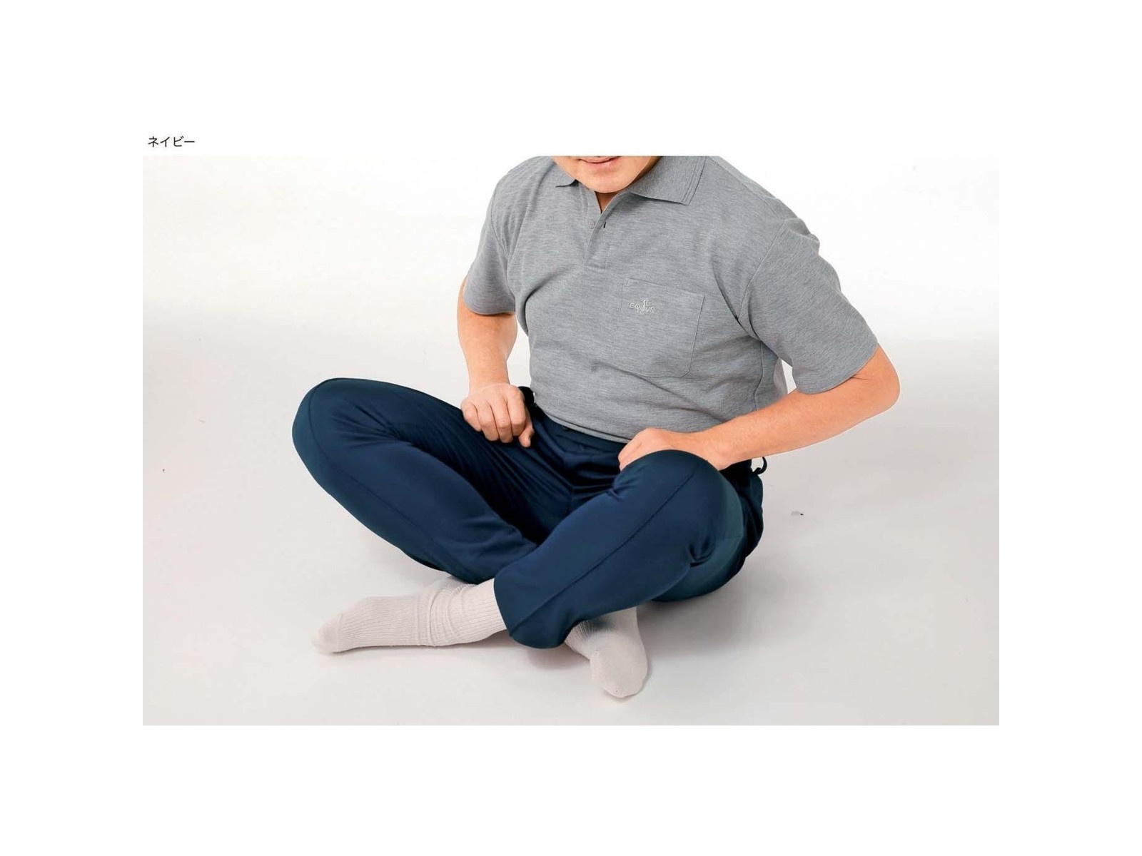 テイジンエアロカプセル＞涼やかメンズパンツ 2色組 M股下64cm