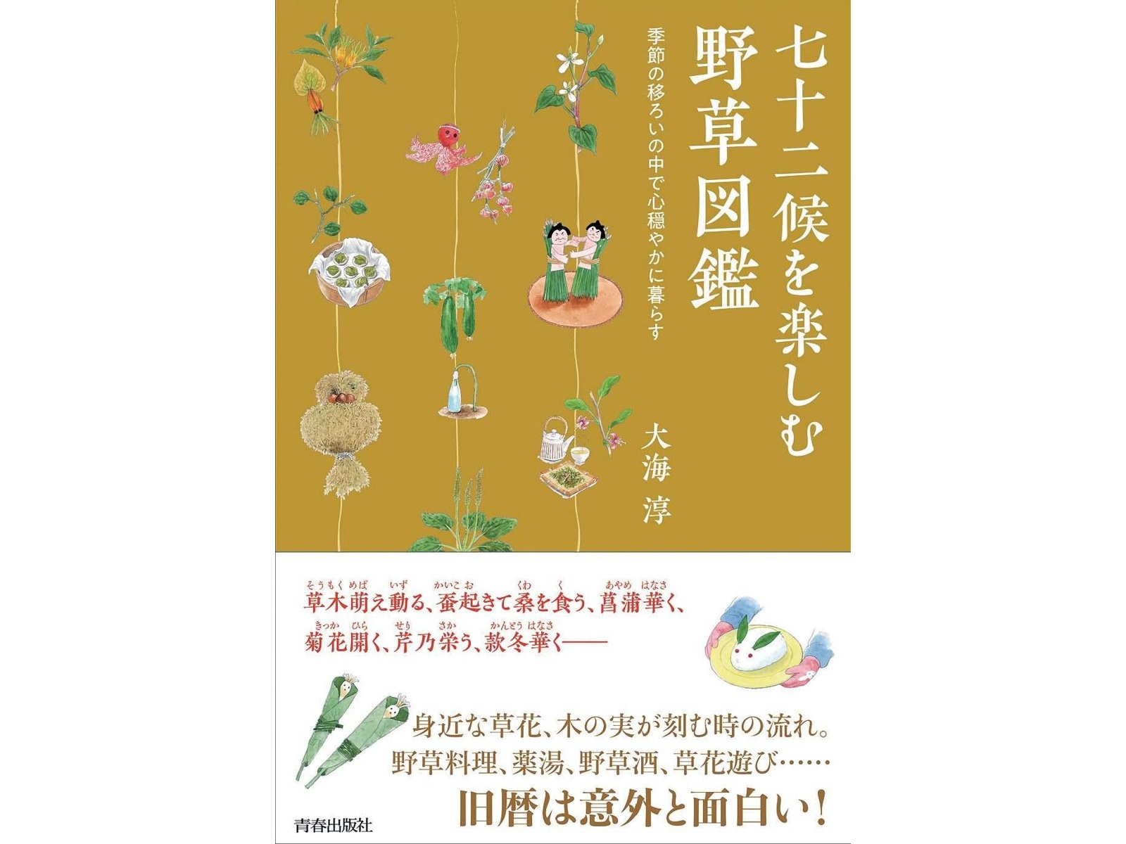 青春出版社 七十二候を楽しむ野草図鑑 1冊| コープこうべネット