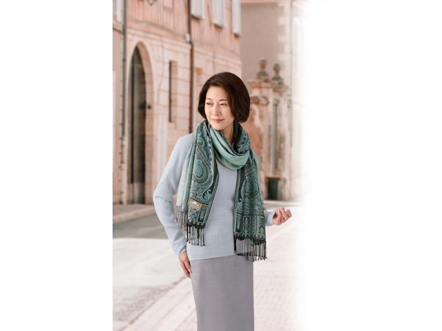 おぼろ織 シルク100%ストール