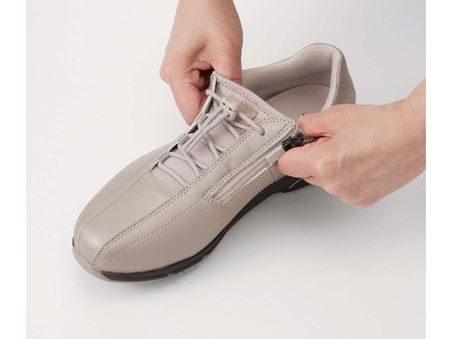 ミズノ フリーウォークⅢ 1足 グレージュ 22.5cm| コープこうべネット