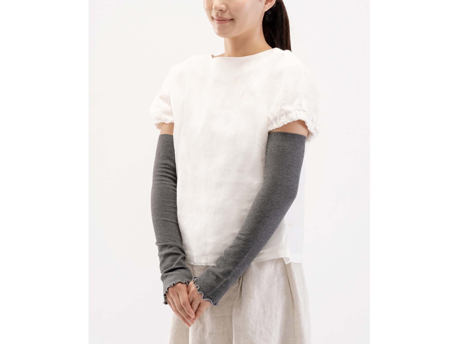 新品未開封✨スティナレッグウォーマー✨　Free size✨ QOOZAセレクト / ［Broken bone］スカルメッシュレッグ