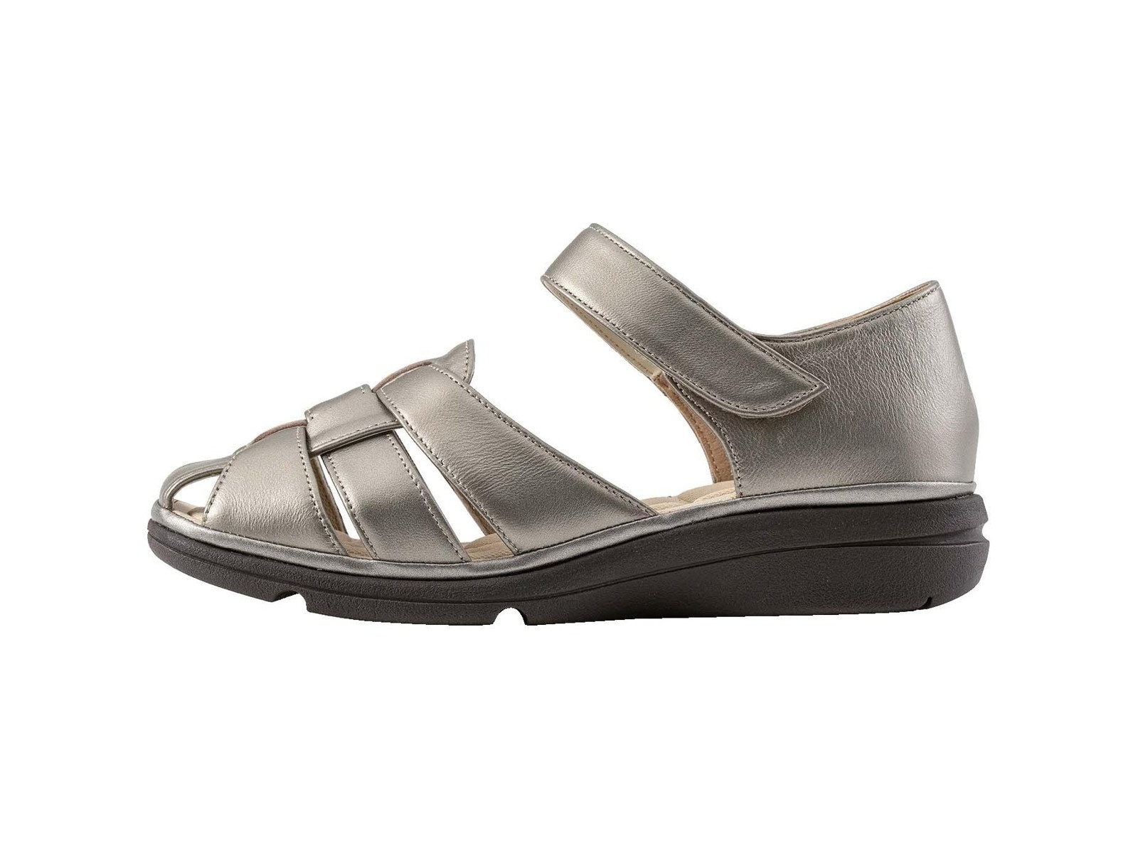 あとりえOKADA＞4E軽量シープ革エレガントサンダル 1足