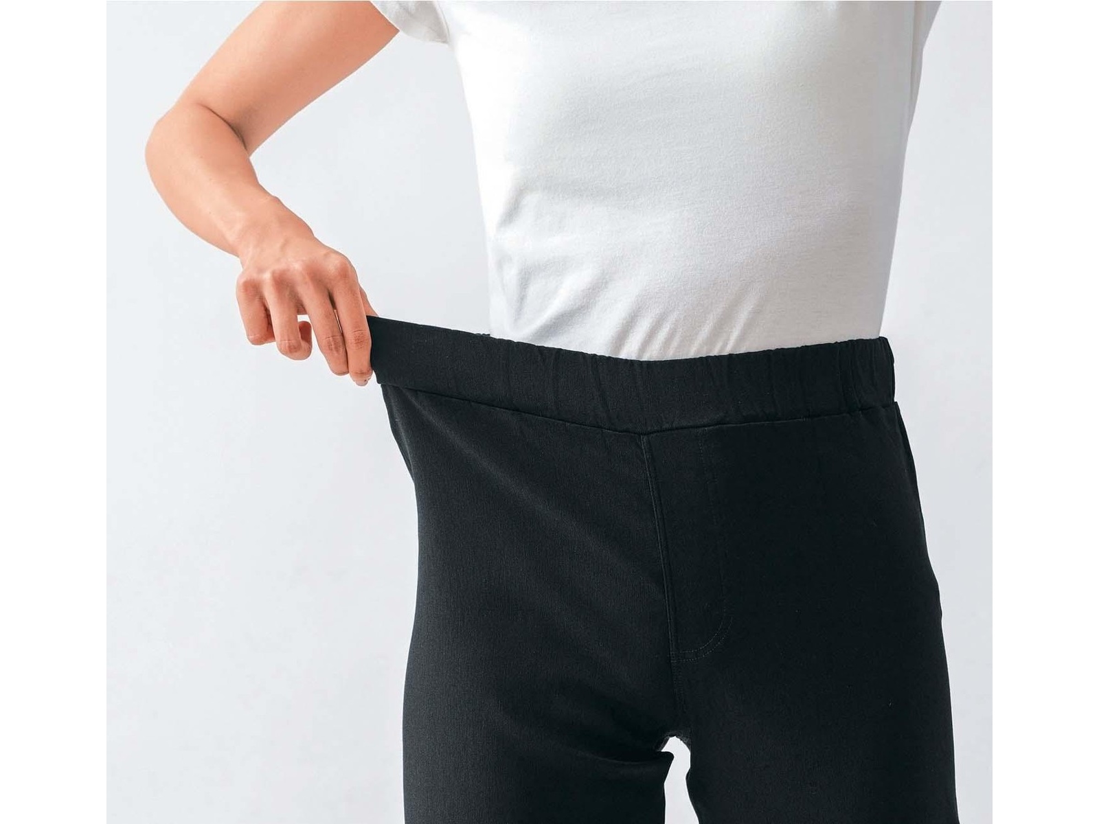 ラクのび美脚パンツ 1枚 ブラック M| コープこうべネット