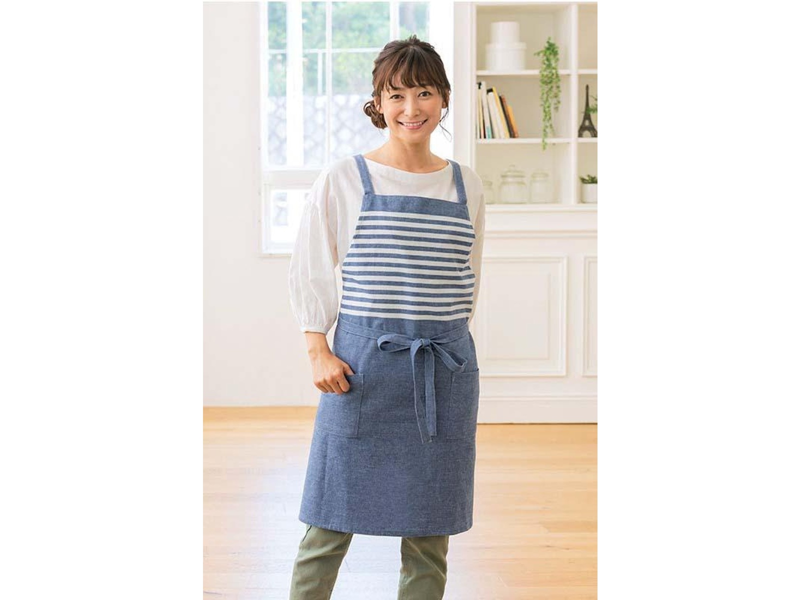 Pena cudoo　エプロン インド綿エプロン 1枚 デニム調 M～L| コープこうべネット