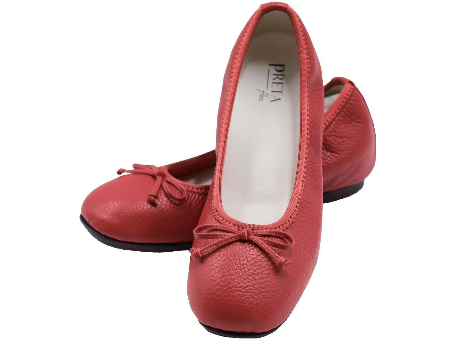 バレエシューズ黒 22.5 PRETA flex 日本製 牛革 イタリアンレザー バレエシューズ黒 22.5 PRETA flex 日本製 牛革 イタリアンレザー