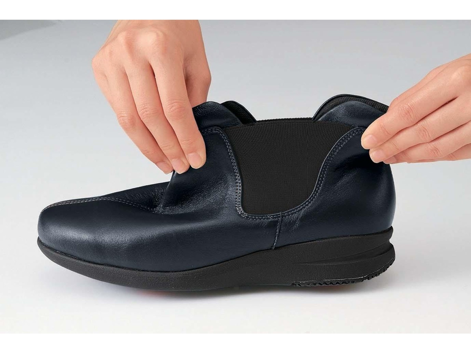 あとりえOKADA＞5E撥水シープ革ショートブーツ 1足