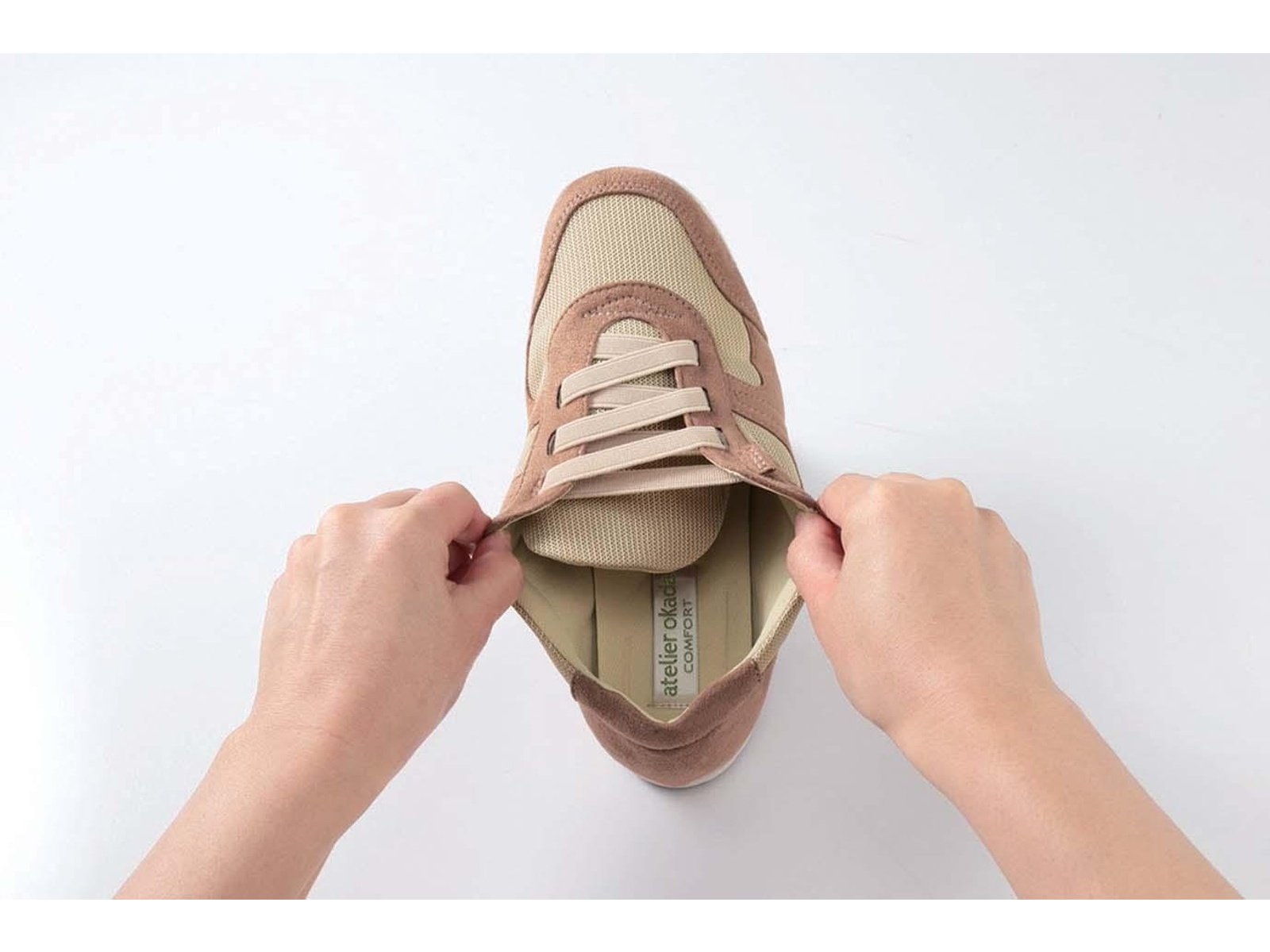 あとりえOKADA＞5E軽量甲ゴムスニーカー 1足 ピンク