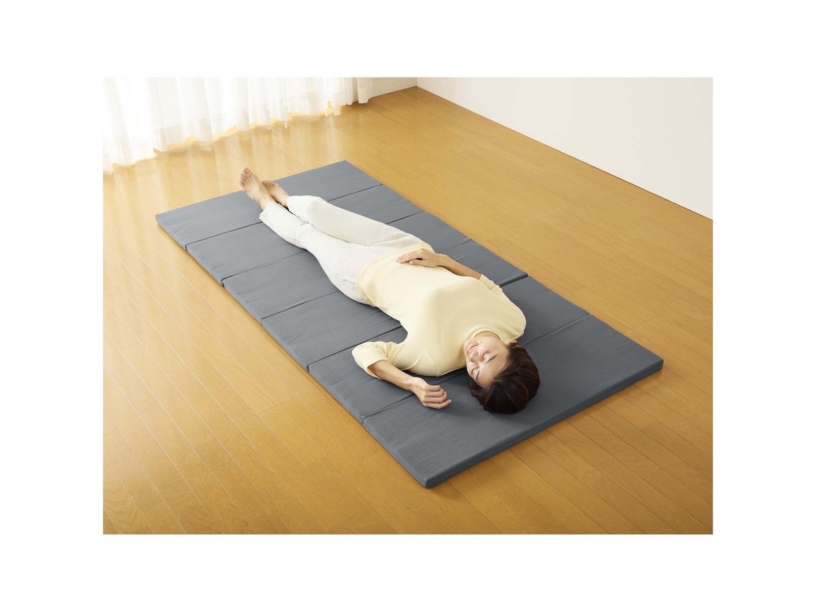 コンパクト六つ折りマットレス 1枚 グレー | WEB限定セレクション