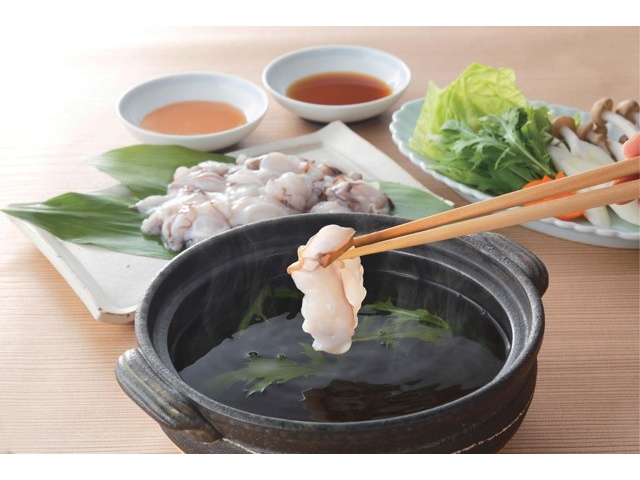 兵庫県漁連 明石だこの花しゃぶセット 1セット（たこ200g、ダシ100ml