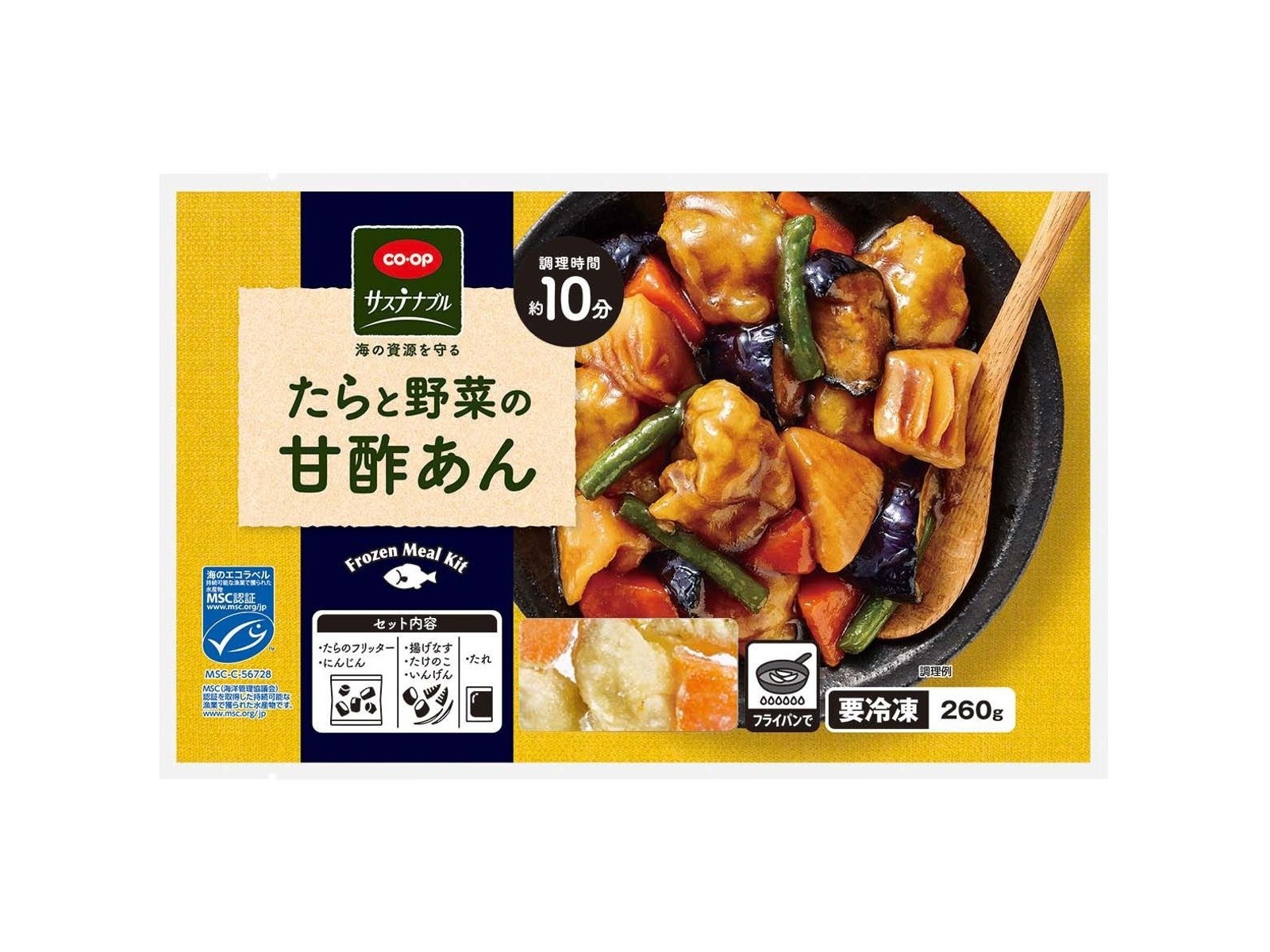 CO・OP たらと野菜の甘酢あん 260g（具材200g＋タレ60g） | コープ