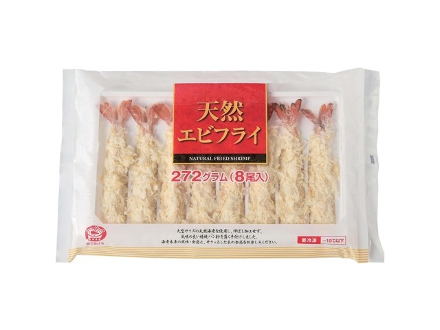 ノースイ 天然えびフライ(特大) 8尾入（272g）| コープこうべネット