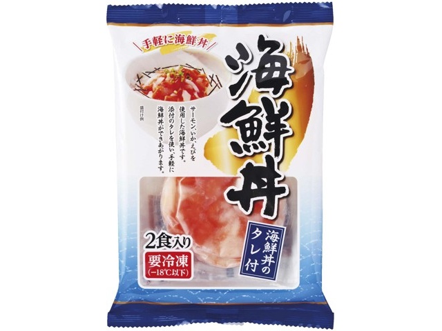 マリンフーズ 海鮮丼セット 40g×2袋（タレ付）| コープこうべネット