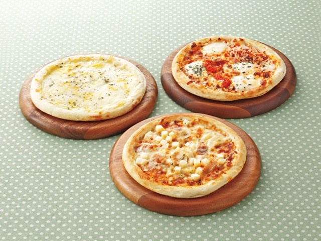 デルソーレ ピザセット（ポテマヨベーコン・マルゲリータ・5種のチーズ