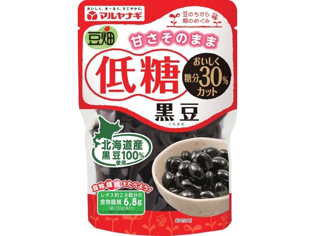 マルヤナギ 豆畑 低糖黒豆 130g×2袋組| コープこうべネット