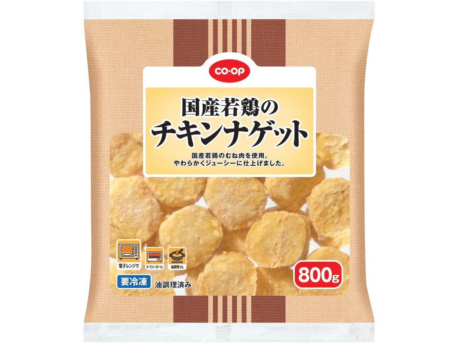 CO・OP 国産若鶏のチキンナゲット 800g| コープこうべネット