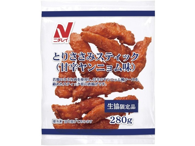 ニチレイ とりささみスティック（甘辛ヤンニョム味） 280g| コープ