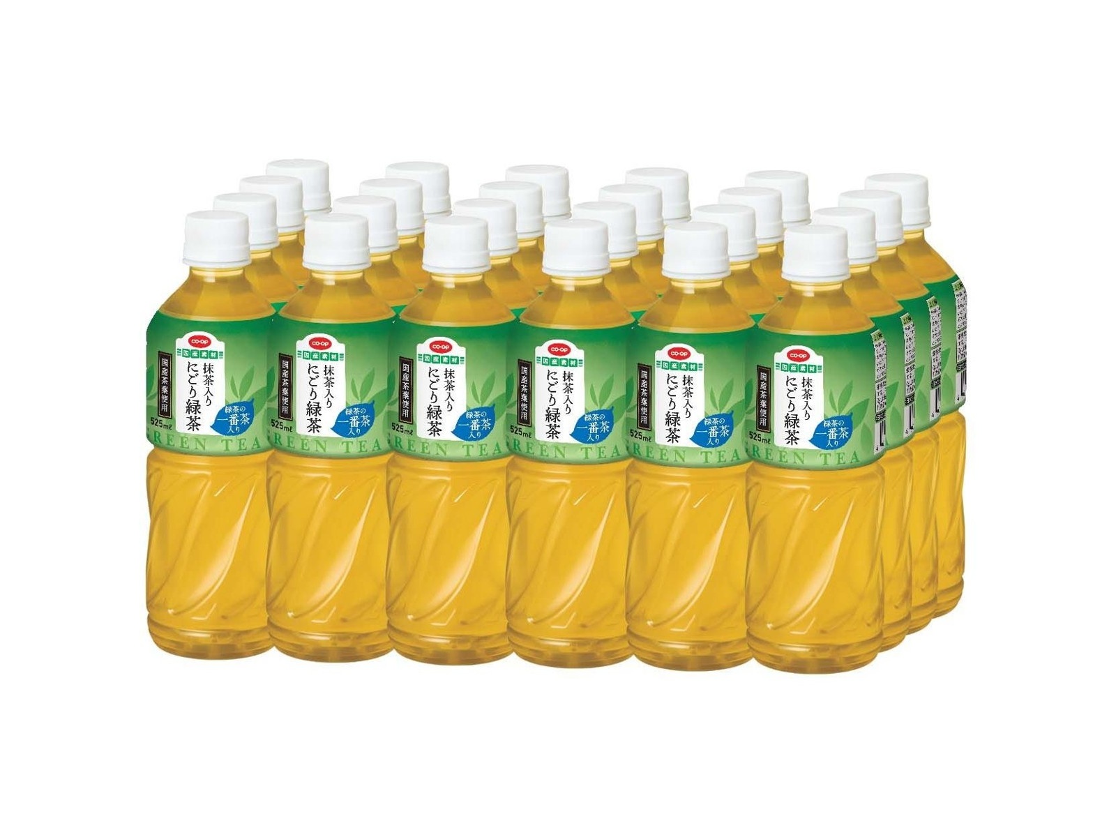 CO・OP 抹茶入りにごり緑茶 1箱(525ml×24本入)| コープこうべネット